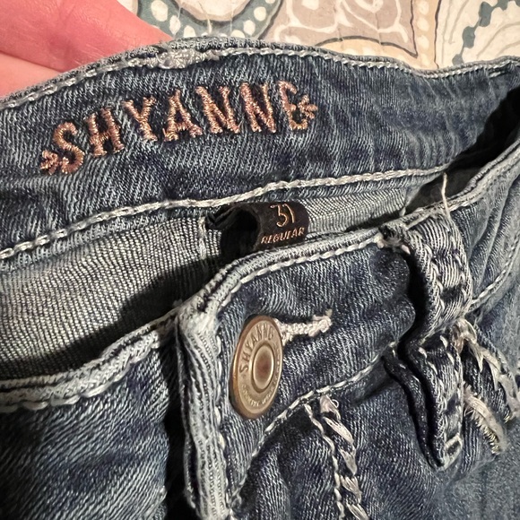 Shyanne denim boot cut jeans 31 31x34 thick stitch Boot Barn 👢tall long shayanne - Picture 7 of 11